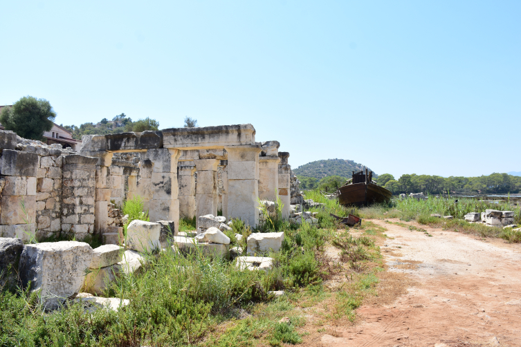 Myra Antik Kenti'nin limanı Andriake'de rengarenk buluş